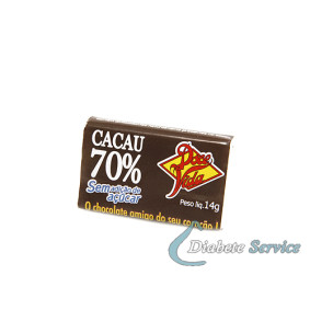 Chocolate Cacau 70% 14g - Doce Vida