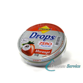 Balas Morango 32g - Lowçucar 