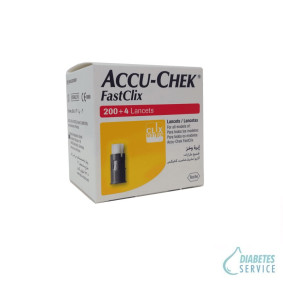 Lancetas Accu-Chek FastClix com 204 lancetas