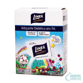 Adoçante em Pó Linea com 50 envelopes 40g