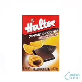 Bala de Laranja e Chocolate 36g - Halter
