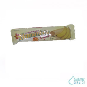 Bananinha com Chocolate Branco 28g - Doce Vida