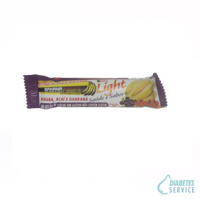 Barra de Banana, Açaí e Guaraná 25g - Banana Power
