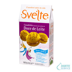 Biscoito Casadinho Doce de Leite 180g - Svelte