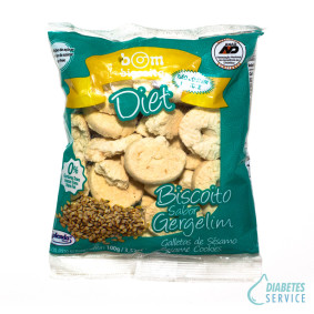 Biscoito de Gergelim 100g - BomBiscoito