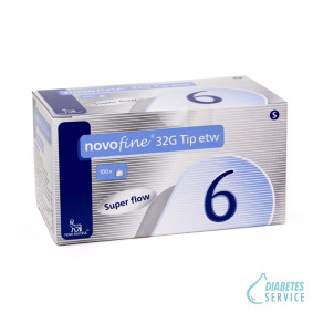Agulhas NovoFine 6mm com 100 unid.