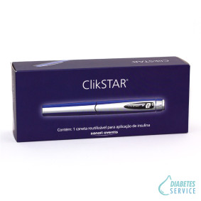 Caneta Clikstar Azul