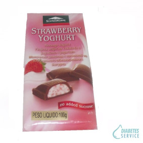 Chocolate Iogurte de Morango 100g - SchneeKoppe