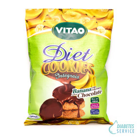 Cookies Banana coberto com Chocolate 150g - Vitao