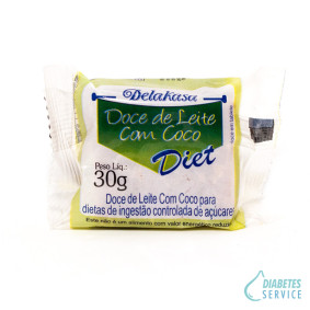 Doce de Leite com Coco 30g - Delakasa