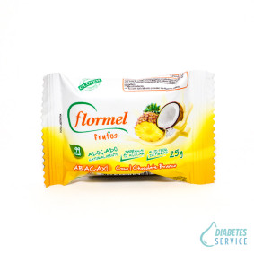Doce Frutos Abacaxi 25g - Flormel