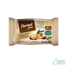 Doce Castanhas e Frutas com Chocolate 25g - Flormel 