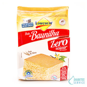 Pó para Bolo Baunilha 300g - Lowcucar