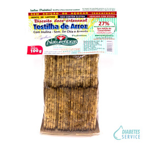 Tostilha de Arroz  Semente de Chia e Acerola Doce 100g - Naturefibras