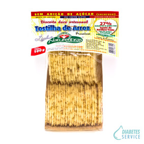 Tostilha de Arroz Doce 100g - Naturefibras