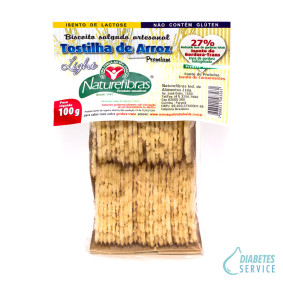 Tostilha de Arroz Salgada 100g - Naturefibras