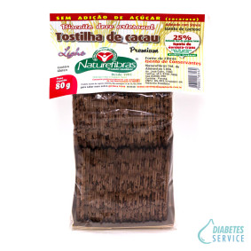Tostilha de Cacau Doce 80g - Naturefibras